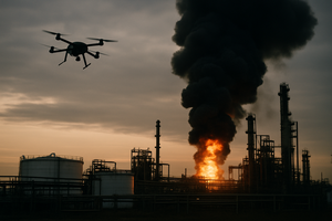 Ukrainian Drones Target Oil and Gas Infrastructure in Russia